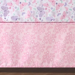 The Peanutshell Butterfly Song Crib Bedding Set For Baby Girls, 3-Piece Nursery Set In Pink|Purple 8 The Peanutshell Butterfly Song Crib Bedding Set For Baby Girls, 3-Piece Nursery Set In Pink|Purple -Roommates Nursery Outlet Store GUEST 540d2850 1edd 4b59 aab4 caba2beeb1c1