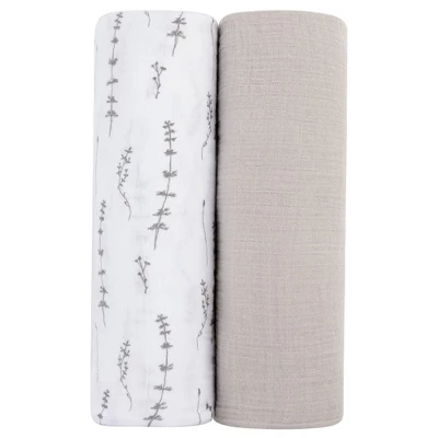 Ely's & Co. Cotton Muslin Swaddle Blanket 2 Pack 14 Ely's & Co. Cotton Muslin Swaddle Blanket 2 Pack - Image 14