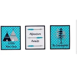 Bacati - Woodlands Forest Animals Aqua/Navy/Grey 10 Pc Crib Bedding Set With 2 Crib Fitted Sheets 16 Bacati - Woodlands Forest Animals Aqua/Navy/Grey 10 Pc Crib Bedding Set With 2 Crib Fitted Sheets -Roommates Nursery Outlet Store GUEST 55dc158d 762f 4f89 8926 3cf5b61ce20a 1