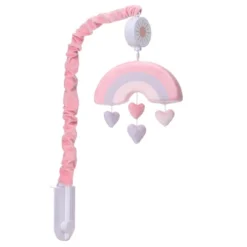 Bedtime Originals Rainbow Hearts Musical Baby Crib Mobile - Pink, Purple, Love -Roommates Nursery Outlet Store GUEST 580763ea 1905 4405 9a05 05ccc66dfa9b