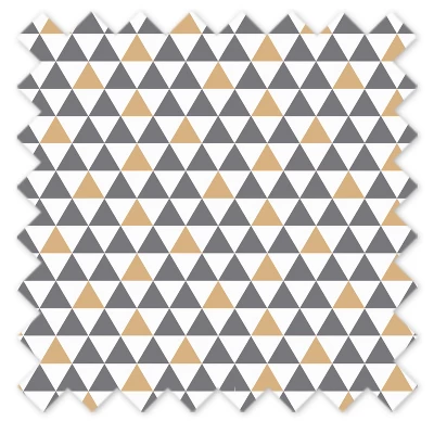 Bacati - Woodlands Gray/Beige Triangles Neutral Cotton Crib/Toddler Neutral Cotton Crib Skirt 1 Bacati - Woodlands Gray/Beige Triangles Neutral Cotton Crib/Toddler Neutral Cotton Crib Skirt