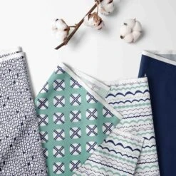 Bacati - Noah Mint Navy 10 Pc Crib Bedding Set With Long Rail Guard Cover 14 Bacati - Noah Mint Navy 10 Pc Crib Bedding Set With Long Rail Guard Cover -Roommates Nursery Outlet Store GUEST 5942e270 bd43 47b6 a9e2 b6f0d8faab72