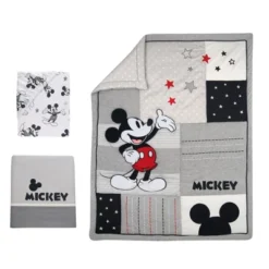 Lambs & Ivy Disney Baby Magical Mickey Mouse 3-Piece Crib Bedding Set - Gray -Roommates Nursery Outlet Store GUEST 5b196208 8889 41d1 845a 0622e339304a