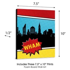 Big Dot Of Happiness Bam Superhero - Nursery Wall Art And Comic Kids Room Decorations - Gift Ideas - 7.5 X 10 Inches - Set Of 3 Prints -Roommates Nursery Outlet Store GUEST 6120ab37 893f 4d97 9f27 811a21e00945