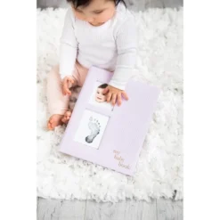 Pearhead Pink Striped Babybook -Roommates Nursery Outlet Store GUEST 61c0cac2 d218 48ec b80c f8a3b58b3f5e