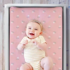 The Peanutshell Changing Pad Covers - Pink Roses/Floral 2pk -Roommates Nursery Outlet Store GUEST 662520a0 6836 4f4b 9e66 1cc3a98748d8