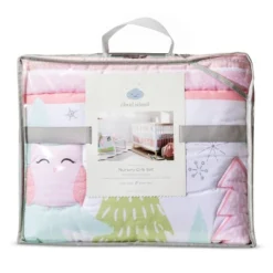 Crib Bedding Set Forest Frolic 4pc - Cloud Island™ Pink -Roommates Nursery Outlet Store GUEST 669133dc 89c1 4e8a b71b 0b930ec177f7