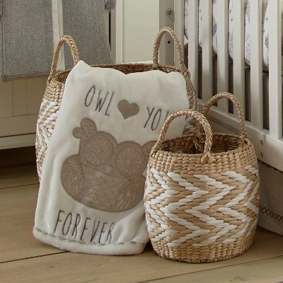 Night Owl Gray Blanket - Levtex Baby 1 Night Owl Gray Blanket - Levtex Baby