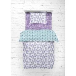 Bacati - Paisley Isabella Purple Lilac Aqua 4 Pc Toddler Bedding Set -Roommates Nursery Outlet Store GUEST 6749efff b296 44e6 a4d7 b66e5ecf08cd