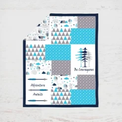 Bacati - Woodlands Forest Animals Aqua/Navy/Grey 10 Pc Crib Bedding Set With 2 Crib Fitted Sheets 15 Bacati - Woodlands Forest Animals Aqua/Navy/Grey 10 Pc Crib Bedding Set With 2 Crib Fitted Sheets -Roommates Nursery Outlet Store GUEST 6be28f89 f420 495c 9b2b f1df1b213935 2