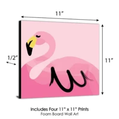 Big Dot Of Happiness Pink Flamingo - Tropical Summer Kids Room, Nursery Decor And Home Decor - 11 X 11 Inches Kids Wall Art - Set Of 4 Prints 10 Big Dot Of Happiness Pink Flamingo - Tropical Summer Kids Room, Nursery Decor And Home Decor - 11 X 11 Inches Kids Wall Art - Set Of 4 Prints -Roommates Nursery Outlet Store GUEST 6bfb993f 8c8f 4d65 990e 05be7153d900