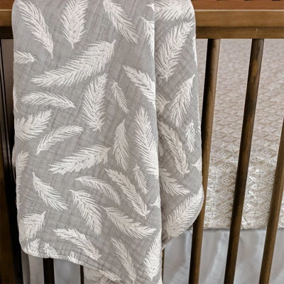 Crane Baby Cotton Muslin Jacquard Baby Reversible Blanket 6 Crane Baby Cotton Muslin Jacquard Baby Reversible Blanket - Image 6
