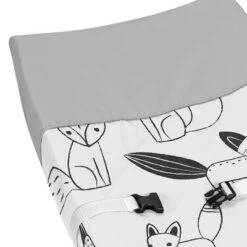 Sweet Jojo Designs Changing Pad Cover - Fox - Black/White -Roommates Nursery Outlet Store GUEST 716d1ca7 2ee6 47ef b2b5 9358c067cd5b