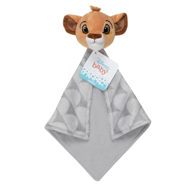 Lambs & Ivy Disney Baby THE LION KING Lovey Gray Plush Security Blanket 2 Lambs & Ivy Disney Baby THE LION KING Lovey Gray Plush Security Blanket - Image 2