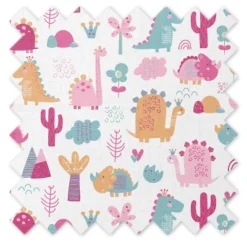 Bacati - Little Dino Girls Fuchsia/Aqua Muslin 6 Pc Crib Bedding Set With Crib Musical Mobile 19 Bacati - Little Dino Girls Fuchsia/Aqua Muslin 6 Pc Crib Bedding Set With Crib Musical Mobile -Roommates Nursery Outlet Store GUEST 72380aba 3014 4d6f 91e4 527356cdc40b