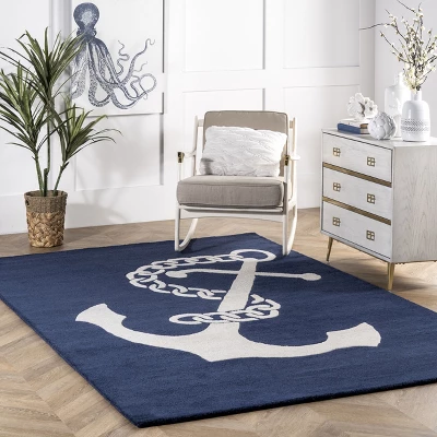 NuLOOM Hand Tufted Set Sail Area Rug 1 NuLOOM Hand Tufted Set Sail Area Rug