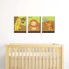 Big Dot Of Happiness Funfari - Fun Safari Jungle - Nursery Wall Art And Kids Room Decorations - Gift Ideas - 7.5 X 10 Inches - Set Of 3 Prints