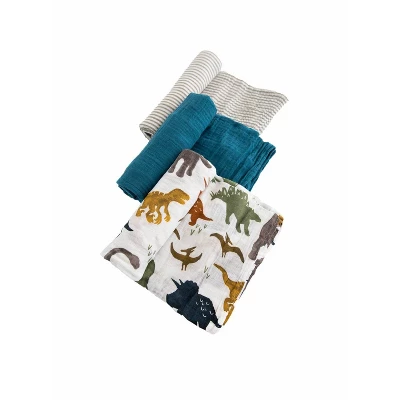 Little Unicorn Cotton Muslin Swaddle Blanket - 3pk 9 Little Unicorn Cotton Muslin Swaddle Blanket - 3pk - Image 9