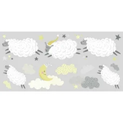 RoomMates Counting Sheep Peel And Stick Wall Decal 8 RoomMates Counting Sheep Peel And Stick Wall Decal -Roommates Nursery Outlet Store GUEST 77e93a36 e472 4532 8a48 bf7c831c026c