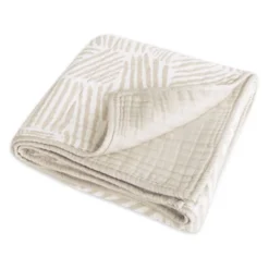 Babyletto Oat Stripe Muslin Quilt -Roommates Nursery Outlet Store GUEST 782c3e4a 9e7d 4b58 aadf 43df26c34755