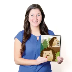 Big Dot Of Happiness Forest Hedgehogs - Woodland Nursery Wall Art And Kids Room Decor - 7.5 X 10 Inches - Set Of 3 Prints -Roommates Nursery Outlet Store GUEST 78cae141 1ec0 4e2c b402 24b9eda122ea