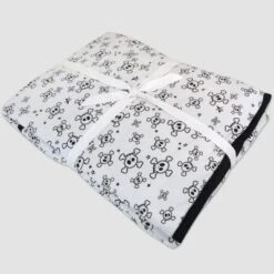 Honest Baby Organic Cotton Lightweight Knit Quilt - Tossed Skulls