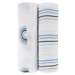 Ely's & Co. Cotton Muslin Swaddle Blanket 2 Pack 24 Ely's & Co. Cotton Muslin Swaddle Blanket 2 Pack -Roommates Nursery Outlet Store GUEST 7d8a8d6d 2a39 4257 97a4 c09dfc9e34bb