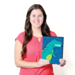 Big Dot Of Happiness Roar Dinosaur - Dino Mite T-Rex Nursery Wall Art And Kids Room Decorations - Gift Ideas - 7.5 X 10 Inches - Set Of 3 Prints -Roommates Nursery Outlet Store GUEST 7e98e043 91ab 4b0c 971c 5f86f283ebee