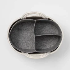 Coiled Rope Diaper Caddy With Dividers - Cloud Island™ Cream -Roommates Nursery Outlet Store GUEST 7f5e960b d644 465e 8a6b 1a2091651e69