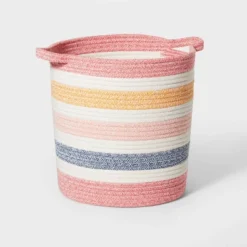 Striped Coiled Rope Kids' Storage Bin - Pillowfort™ -Roommates Nursery Outlet Store GUEST 80881529 d51b 4276 9202 2ce79d31daa0