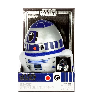 Seven20 Star Wars R2-D2 Stylized 7 Inch Plush With Enamel Pin 1 Seven20 Star Wars R2-D2 Stylized 7 Inch Plush With Enamel Pin