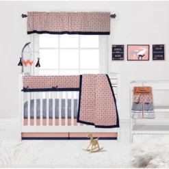 Bacati - Emma Aztec Coral/Mint/Navy Musical Mobile -Roommates Nursery Outlet Store GUEST 835fffea d31e 45cd b769 741b69a6984b