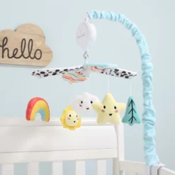 The Peanutshell Blue Look Up Musical Mobile For Boys And Girls -Roommates Nursery Outlet Store GUEST 890bb1a4 8732 4dce 8365 898268eed0af