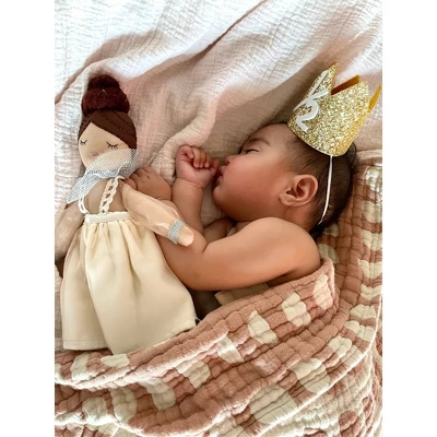 Crane Baby Cotton Muslin Jacquard Baby Reversible Blanket 4 Crane Baby Cotton Muslin Jacquard Baby Reversible Blanket - Image 4