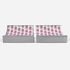 Bacati - Elephants Pink/Fuschia/Gray Mini Elephants Quilted Top Changing Pad Cover -Roommates Nursery Outlet Store GUEST 8db265b4 913f 4c0b b99c 7380c5d0cca4
