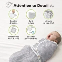 3pk Soothe Baby Swaddle 0-3 Months, Organic Baby Swaddle Sleep Sacks, Newborn, Infant Swaddle Sack -Roommates Nursery Outlet Store GUEST 8eceaefe 62fa 42c0 89d3 ef6b6d7e9226