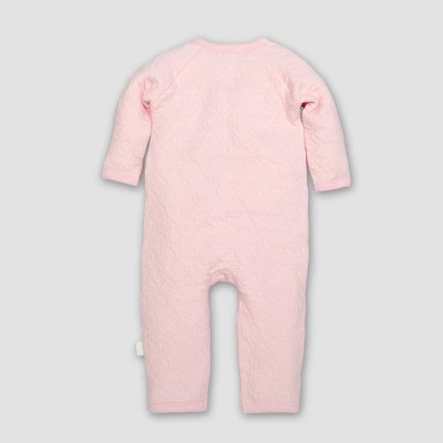 Burt's Bees Baby Burt's Bees Baby® Girls' Organic Cotton Quilted Bee Wrap Front Jumpsuit - Blossom 3-6M 1 Burt's Bees Baby Burt's Bees Baby® Girls' Organic Cotton Quilted Bee Wrap Front Jumpsuit - Blossom 3-6M