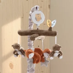 Lambs & Ivy Sierra Sky Brown Bear/Fox Musical Baby Crib Mobile Soother Toy -Roommates Nursery Outlet Store GUEST 911c193e 29fc 4000 9847 213835b13fe8