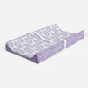 Bacati - Isabella Paisley Aqua/Lilac/Purple Paisley Changing Pad Cover