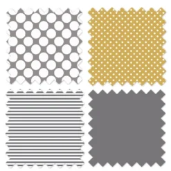 Bacati - Dots/Pin Stripes Yellow Pin Dots Changing Pad Cover -Roommates Nursery Outlet Store GUEST 96897692 fc0f 43b2 8709 a3a50bc0927c