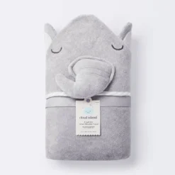 Baby Elephant Hooded Towel - Cloud Island™ Gray -Roommates Nursery Outlet Store GUEST 97eecbf3 f59a 451e 9938 f801dae98769