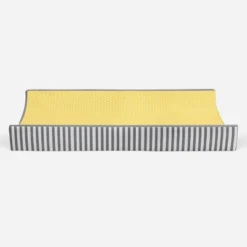 Bacati - Dots/Pin Stripes Yellow Pin Dots Changing Pad Cover -Roommates Nursery Outlet Store GUEST 9a580305 7435 4aa2 ab24 a0fdbcaf69a8