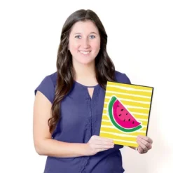 Big Dot Of Happiness Tutti Fruity - Nursery Wall Art, Kids Room And Decor Frutti Summer Home Decor - Gift Ideas - 7.5 X 10 Inches - Set Of 3 Prints -Roommates Nursery Outlet Store GUEST 9d9fce45 50eb 4716 8101 bfa85c24f7e9