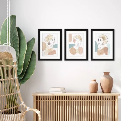 (Set Of 3) Nursery Shark Illustration By Jetty Home Framed Triptych Wall Art Set - Americanflat 2 (Set Of 3) Nursery Shark Illustration By Jetty Home Framed Triptych Wall Art Set - Americanflat - Image 2