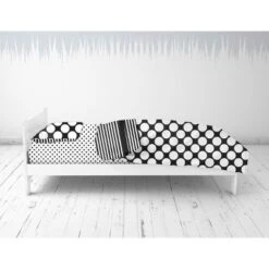 Bacati - Dots Stripes Black/White 4 Pc Toddler Bedding Set 10 Bacati - Dots Stripes Black/White 4 Pc Toddler Bedding Set -Roommates Nursery Outlet Store GUEST a3a769dd 3e0a 4b72 ad5e eaab2c18a48b