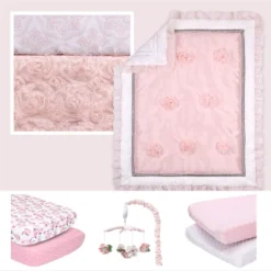 The Peanutshell Arianna Crib Bedding Set, Pink Floral, 4pc To 12 Pc, For Girls 20 The Peanutshell Arianna Crib Bedding Set, Pink Floral, 4pc To 12 Pc, For Girls -Roommates Nursery Outlet Store GUEST a4a3d936 760c 4656 b804 47a8633a0fe0