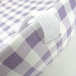 Honest Baby Organic Cotton Changing Pad Cover - Painted Buffalo Check Purple