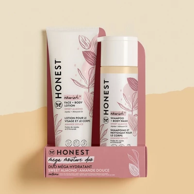 The Honest Company Nourish Shampoo + Body Wash And Lotion Duo - Sweet Almond - 18.5 Fl Oz 3 The Honest Company Nourish Shampoo + Body Wash And Lotion Duo - Sweet Almond - 18.5 Fl Oz - Image 3