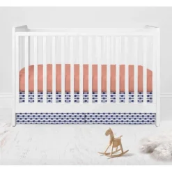 Bacati - Aztec Print Emma Coral Mint Navy 3 Pc Crib Bedding Set 6 Bacati - Aztec Print Emma Coral Mint Navy 3 Pc Crib Bedding Set -Roommates Nursery Outlet Store GUEST a65c34a6 7b31 48fb b945 acf8da8cd276 1