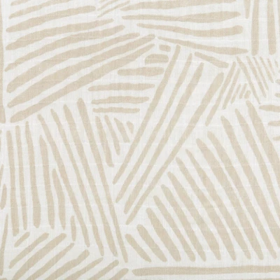 Babyletto Oat Stripe Muslin Swaddle Blanket 4 Babyletto Oat Stripe Muslin Swaddle Blanket - Image 4